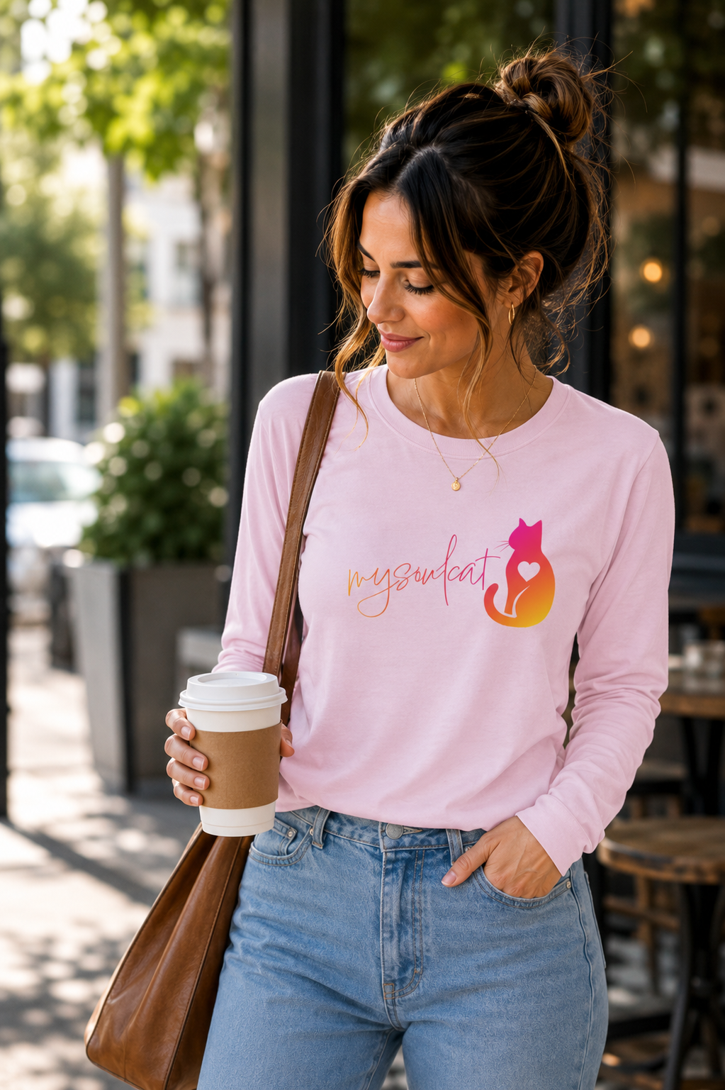 MySoulCat Unisex Long Sleeve Tee — Sunset