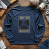 Are You Crocheting? Cats Staring Edition Long Sleeve T-Shirt