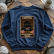 Knitting Because Murder Is Wrong Cat Sweatshirt