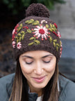 Adorable Olivia Wool Knit Embroidered Hat