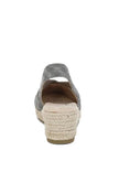 Shorts Rag Company Port Side Metallic Woven Espadrille Wedges for Summer Style