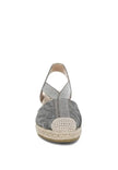 Shorts Rag Company Port Side Metallic Woven Espadrille Wedges for Summer Style