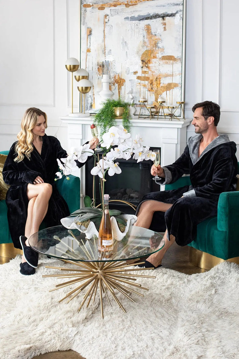 Plush CloudSoft Microfiber Ultra Soft Bathrobe