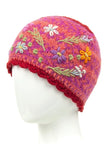 Handmade Sadie Wool Knit Embroidered Hat