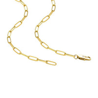 Paperclip-link necklace and bracelet set