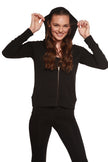 Women's Bamboo French Terry Zip Hooded Sweatshirt